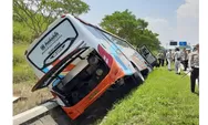 Diduga Sopir Bus Rosalia Indah Mengantuk, Terlibat Kecelakaan Tunggal Hingga Akibatkan 7 Penumpang Tewas