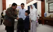 Prabowo Subianto Gelar Halal Bihalal di Kediamannya, Gibran Rakabuming Bersama Istri Turut Hadir