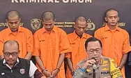 Polisi Ungkap Kasus Pembegalan Casis Bintara Polri, 3 Dari 5 Orang Tersangka Merupakan Residivis