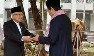 Ma'ruf Amin Ucap Selamat Idul Adha: Tingkatkan Kepekaan Bersama Wujudkan Indonesia Maju, Produktif, dan Sejahtera