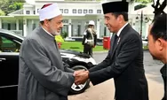 Jokowi Terima Kunjungan Grand Syekh Al Azhar, Tiga Poin Penting Ini Jadi Bahasan