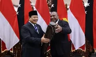 PM Papua Nugini Kunjungi Kemenhan RI, Prabowo: Banyak Bidang Kita Bisa Lanjutkan Kerja Sama