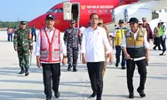 Perasaan Jokowi Mendarat Perdana di Bandara Nusantara IKN, Disambut Prosesi ‘Water Salute’ 