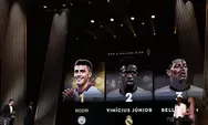 Daftar Lengkap Peringkat Ballon d'Or 2024: Rodri Pemenangnya, Duo Real Madrid Urutan Dua dan Tiga