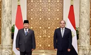 Prabowo dan Presiden Mesir Kompak Suarakan Gencatan Senjata di Palestina