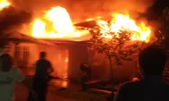 Kebakaran Hebat Malam Ini Terjadi di Kerinci, Warga Keluhkan Tidak Ada Petugas di Pos Damkar Hiang