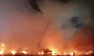 Kebakaran di JBC Jambi Malam Ini Hanguskan Mess Tukang