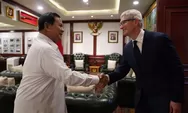 Presiden Terpilih Prabowo Subianto Terima Kunjungan Bos Apple Tim Cook