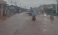 Sejumlah Ruas Jalan di Sungai Penuh Digenangi Air Saat Hujan, Warga Minta Pemerintah Cari Solusi