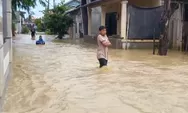 Dua Sungai Meluap Dini Hari, Ribuan Rumah di Suradadi Kabupaten Tegal Terendam Banjir