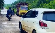 Jalur Poros Sangatta-Ranpul Rusak Parah