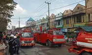 12 Ruko di Pasar Petung Terbakar, Kerugian Ditaksir Rp 1,050 M  