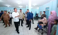 Jokowi Tinjau RSUD Sekadau, Pastikan Pelayanan BPJS Berjalan Baik