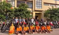 Sindikat Curanmor di Kukar Terungkap, 7 Tersangka Ditangkap dengan Barang Bukti 45 Unit Motor
