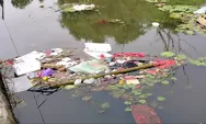 Banyak Sampah Mengapung di Sungai Handil Bakti, Ini Penyebabnya