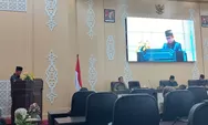 DPRD Gelar Paripurna Penyampaian LKPJ Wali Kota 2023