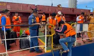 Kapal Bermuatan Pupuk Tenggelam di Tanjung Puting, KSOP Balikpapan Jemput 16 Korban Selamat