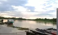 Kondisi Tinggi Muka Air di Sungai Sembakung Perlahan Turun