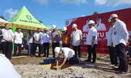 Peletakan Batu Pertama, Pembangunan Pabrik Pengolahan Limbah Medis B3 di Kotim Ditarget Rampung 2025