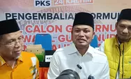 Rudy Mas'ud Sambangi Kantor DPW PKS Kaltim, Kembalikan Formulir Pendaftaran Calon Gubernur 