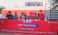 Telkomsel Salurkan Bantuan untuk Korban Banjir di Kabupaten Mahakam Ulu dan Kutai Barat 