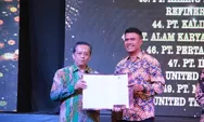 Pemprov Kaltim Berikan Penghargaan K3 Zero Accident dan P2HIV kepada PT WKP dan PT STN 