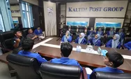 Santri SMA Muhammadiyah 2 Al-Mujahidin Gelar Kunjungan Jurnalistik ke Gedung Biru Kaltim Post