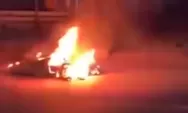 Moge Terbakar Usai Tabrak Ibu dan Anak di Stalkuda Balikpapan, Sang Ibu Tewas di Tempat