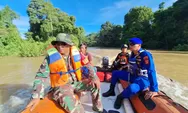 Perahu Terbalik di Sungai Meratak Kutim, Tim SAR Cari Dua Korban Hilang