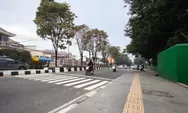 Kantongi Persetujuan Kementerian, Zebra Cross Baru Dipasang Dishub Samarinda di Jalan Juanda