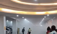 Korsleting Lampu Aksesori Mobil Picu Asap di Parkiran Big Mall, Api Cepat Dipadamkan