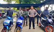 Usai Viral di Medsos, Polisi Amankan 4 Motor Diduga Dipakai Balapan Liar di Samarinda