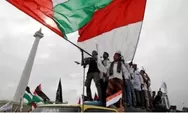 Gelar Aksi Bela Palestina, Ribuan Orang Padati Monas