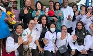 Kunker di Keerom,  Pj Gubernur Serahkan Bantuan Penanggulangan Stunting