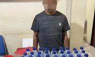 Polisi Amankan Seorang Pria Penjual Miras Oplosan di Entrop