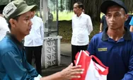 Presiden Jokowi Berbagi Sembako, Ribuan Masyarakat Serbu Istana Kepresidenan Bogor