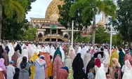 Ribuan Umat Muslim Tunaikan Salat Ied di Masjid Raya Al-Aqsa Merauke Papua Selatan