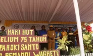 Perayaan Yubileum 75 Tahun Gereja Katolik Paroki Yohanes Pemandi Waghete, Pemprov Papua Tengah: Umat Harus Saling Mengasihi