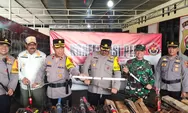 Polres Jayawijaya Gagalkan Pengiriman Puluhan Samurai ke Wamena