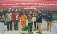 Ke KPU Papua, MRP Serahkan Dokumen Verifikasi Orang Asli Papua Paslon MARI-YO dan BTM-YES