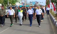 Bangun Sinergitas TNI-Polri dan Masyarakat, Ribuan Warga Ikuti Jalan Sehat dan Senam Bersama 