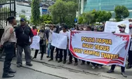 Datangi Mapolda Papua, Massa Desak Dugaan Kasus Pelecehan Seksual Diusut Tuntas