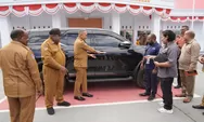 Pemprov Hibahkan Kendaraan dan Peralatan Perkantoran Pada Bawaslu Papua Pegunungan
