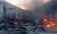 Pasar Baru Sentani Terbakar, Polisi Respons Begini
