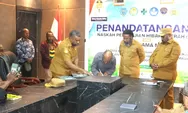 Pemkab Tolikara Gelar Penandatanganan NHPD dengan Beberapa Pimpinan Lembaga dan Media Massa
