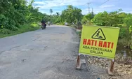 Pekerjaan Ruas Jalan ke kantor Bupati Terhambat Karena Ini