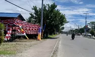 Semarak Kemerdekaan, Bendera Merah Putih hingga Umbul-umbul Ramai di Setiap Sudut Kota Timika
