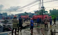  Ledakan Kompor Hanguskan Empat Unit Bangunan di Koya Barat
