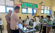 Gibran tinjau kegiatan belajar dan program MBG di SMP pascademonstrasi