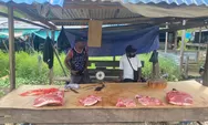 Kebutuhan Meningkat, Harga Daging Babi di Pasar Youtefa Meroket